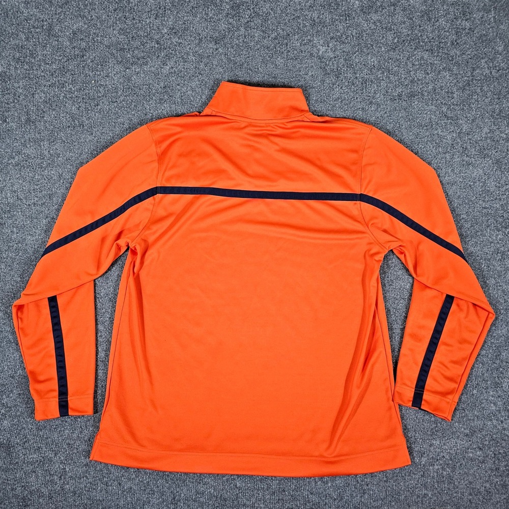 Nike Syracuse Orange Dri-FIT 1/4 Zip Pullover Mens Large Orange Navy Training - Picture 4 of 6